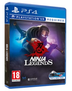 Ninja Legends sur PSVR dans sa version boîte