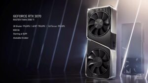 La GeForce RTX 3070 dans sa version Founders