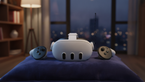 Casque Meta Quest 3 et manettes