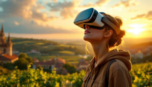 découvrez bordeaux comme jamais auparavant grâce à la réalité virtuelle ! plongez dans l'univers des grands vins et des paysages enchanteurs de cette région emblématique. une expérience immersive qui vous transportera au cœur des vignobles et des magnifiques panoramas de bordeaux.