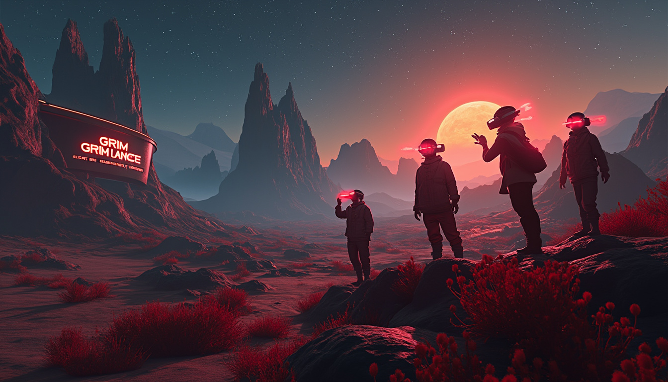 découvrez l'accès anticipé du nouveau jeu multijoueur de survie en réalité virtuelle de grim, démarrez votre aventure sur mars dès cette semaine ! disponible sur quest et steam, plongez dans un monde fascinant où chaque décision compte.