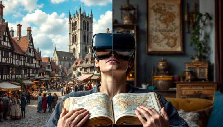 découvrez caen comme jamais auparavant grâce à notre expérience immersive en réalité virtuelle. explorez l'héritage historique de la normandie à travers des reconstitutions captivantes, des sites emblématiques et des récits fascinants qui font vibrer l'histoire de cette région incontournable.