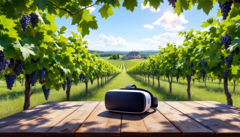 découvrez une immersive expérience vr au cœur des vignes de gironde (33). plongez dans l'univers vinicole bordelais et vivez une aventure sensorielle unique à travers les paysages enchanteurs des vignes.