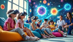 découvrez comment la réalité virtuelle plonge les enfants hospitalisés dans une aventure galactique, leur offrant une échappatoire magique et stimulante loin de l'hôpital. une parenthèse enchantée pour égayer leur quotidien et stimuler leur imagination.