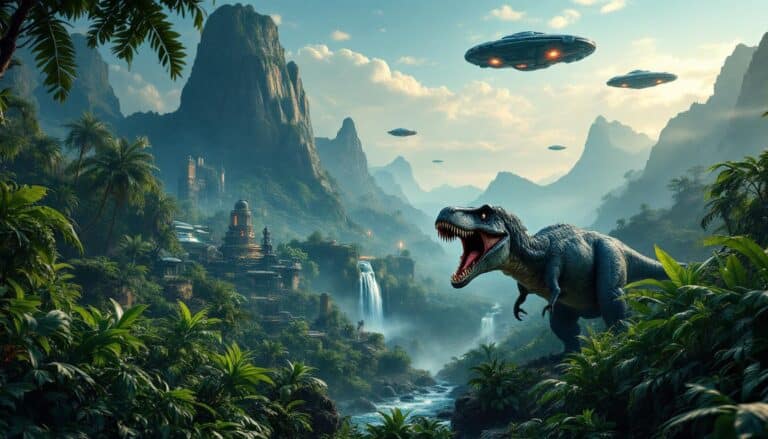 découvrez l'univers audacieux d'un far cry inédit où dinosaures et extraterrestres s'affrontent dans un cadre époustouflant. plongez dans une aventure unique mêlant exploration, survie et combats intenses dans un monde surprenant et rempli de dangers. préparez-vous à relever des défis inédits dans ce jeu captivant.