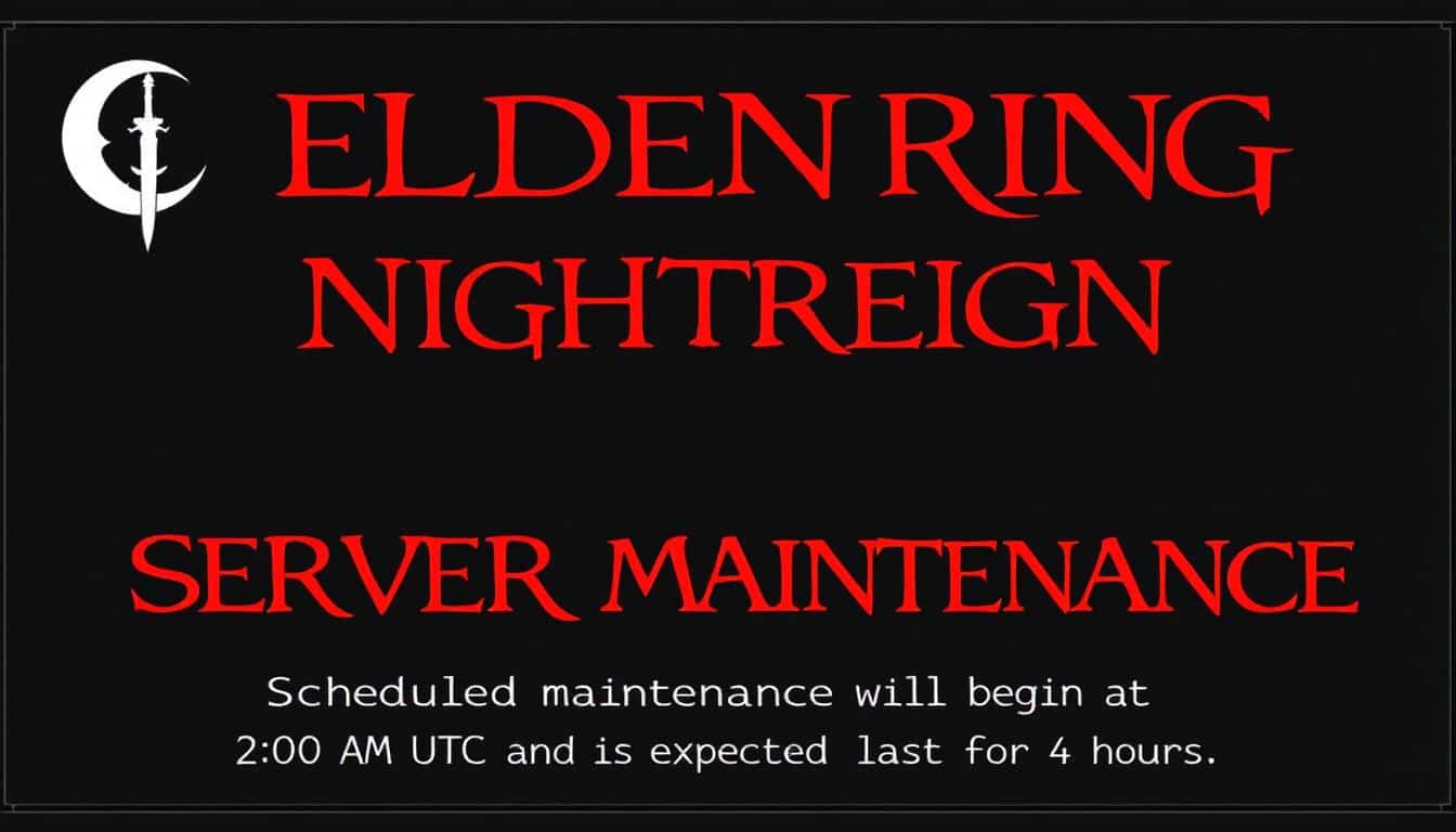 découvrez tout ce qu'il faut savoir sur la maintenance imminente d'elden ring nightreign. restez informé des détails, des horaires et des changements à venir pour profiter pleinement de votre expérience de jeu.