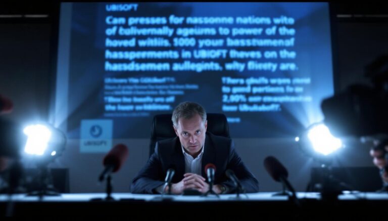 découvrez les dernières révélations sur l'affaire ubisoft : yves guillemot, pdg du groupe, fait face à des accusations de harcèlement qui secouent l'industrie du jeu vidéo. analyse et enjeux de cette polémique.