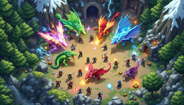 découvrez dragon quest smash/grow, un roguelite captivant avec une vue du dessus offrant exploration, combats et évolution de personnages dans l’univers dragon quest. vivez une aventure unique à chaque partie !