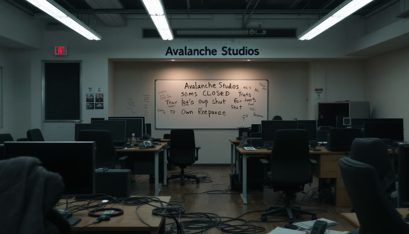 avalanche studios, célèbre créateur de la saga just cause, annonce sa fermeture. découvrez les raisons de cette décision inattendue et l'impact sur l'industrie du jeu vidéo.