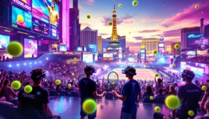 découvrez le tournoi en direct de ‘tennis esports’, le jeu de tennis en réalité virtuelle, avec 100 000 $ de récompenses à las vegas. suivez cet événement esport unique et vivez toute l’action en temps réel !