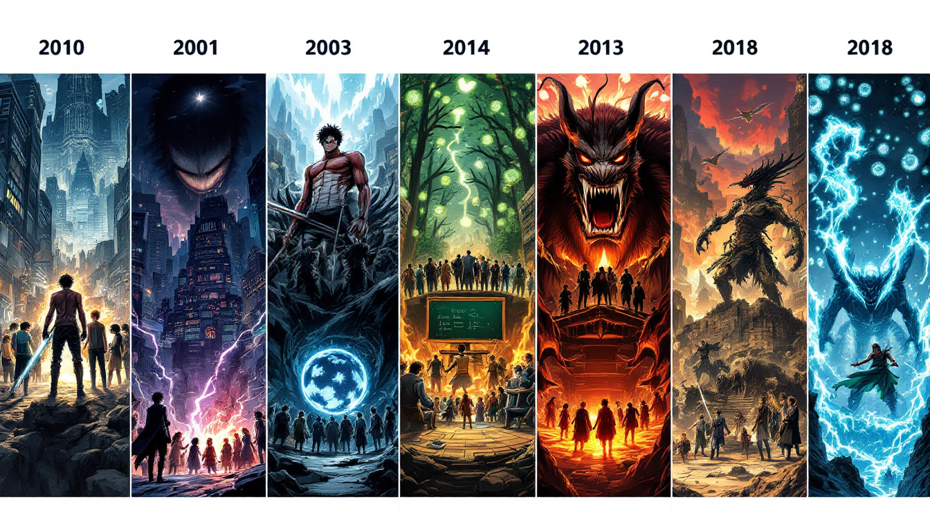 découvrez notre rétrospective année par année des meilleurs mangas de la décennie 2010 ! à travers ce guide, revivez les titres incontournables qui ont marqué le genre et passionné les lecteurs durant dix ans.