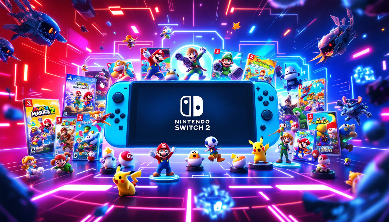 profitez des réservations ouvertes de la nintendo switch 2 sur amazon ! découvrez tous les nouveaux jeux et amiibo incontournables présentés lors du nintendo direct et soyez parmi les premiers à les commander.