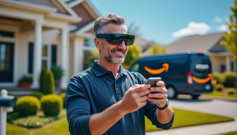 découvrez comment amazon révolutionne la livraison avec des lunettes intelligentes, offrant aux livreurs la possibilité de travailler les mains libres pour plus d’efficacité et de sécurité.