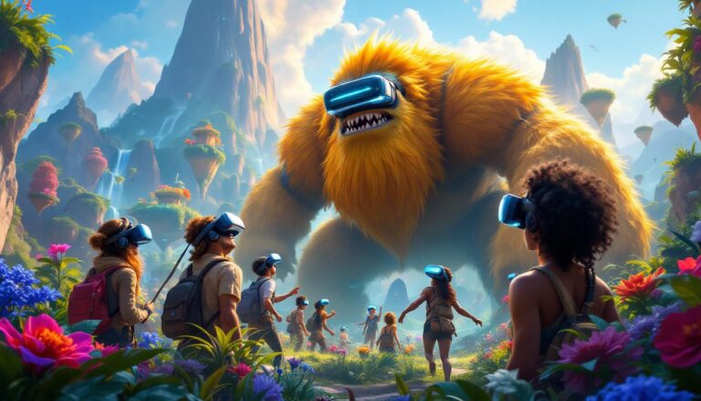 découvrez 'giants', le nouveau jeu coopératif en réalité virtuelle qui débarque sur meta quest cette année. alliez vos forces pour relever des défis uniques et vivre une aventure immersive inédite en équipe !