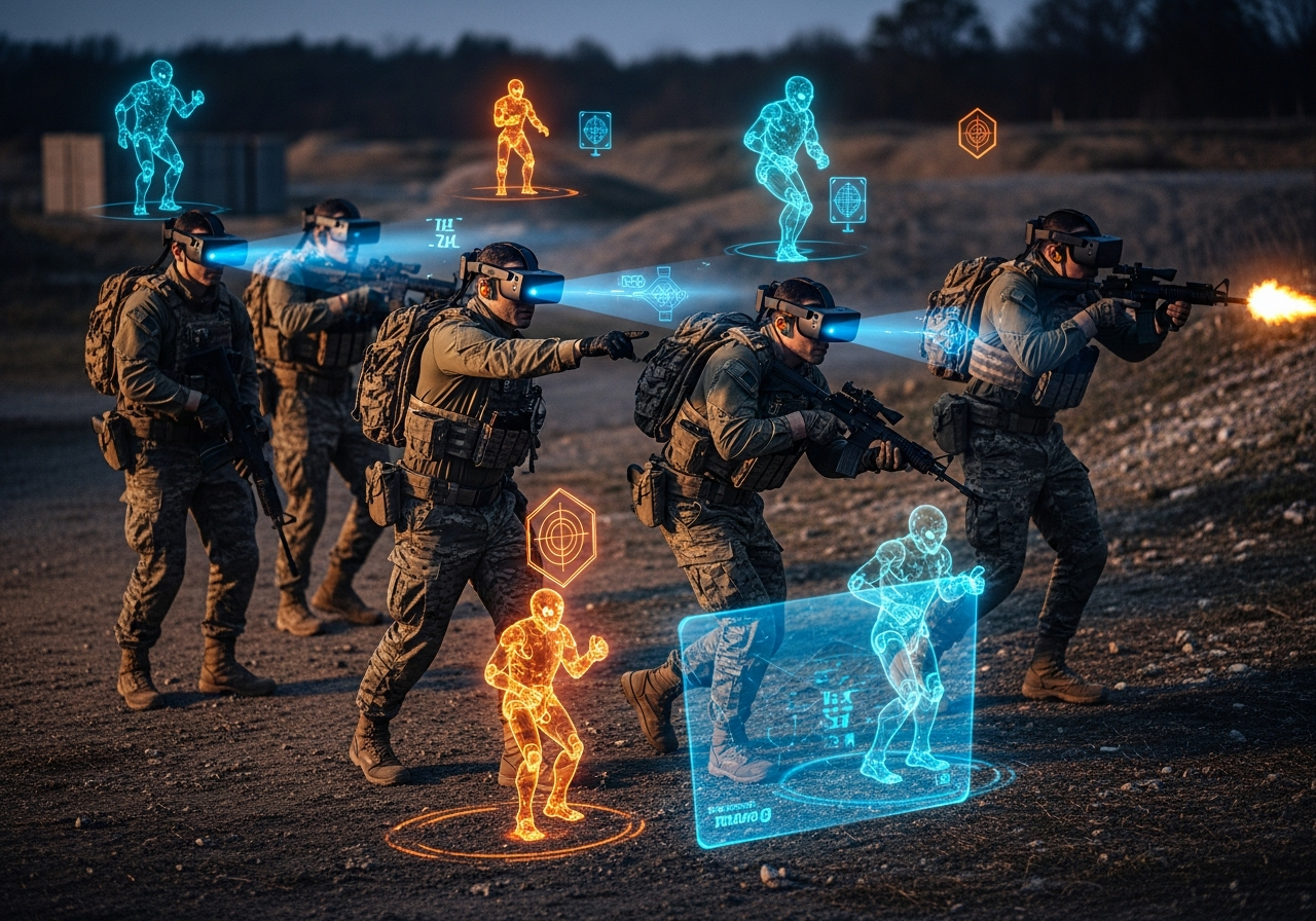 La formation militaire passe à la vitesse supérieure grâce à la réalité mixte