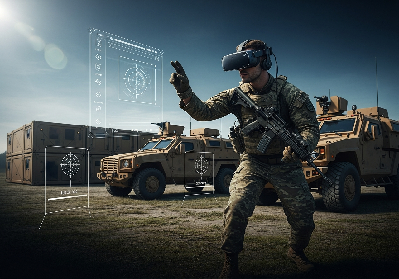 La formation militaire passe à la vitesse supérieure grâce à la réalité mixte