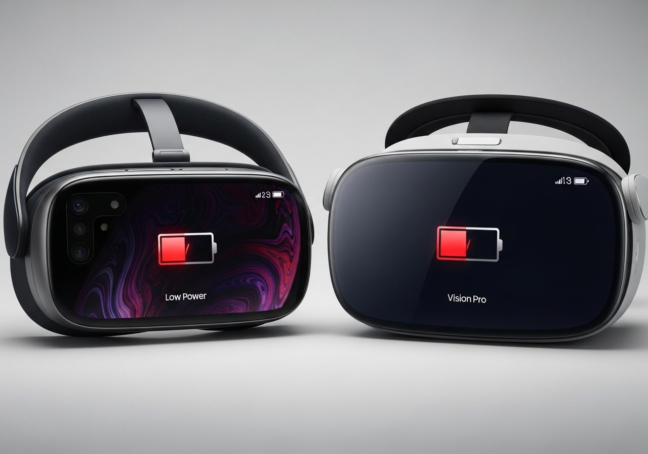 Vous serez étonné par l'autonomie du Galaxy XR face à ses rivaux