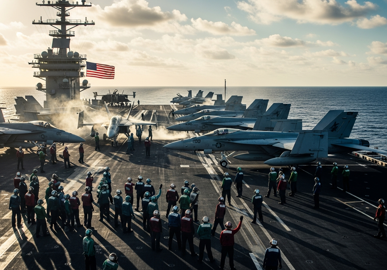 Apple propose 14 minutes d’adrénaline sur le pont d’un porte-avions US