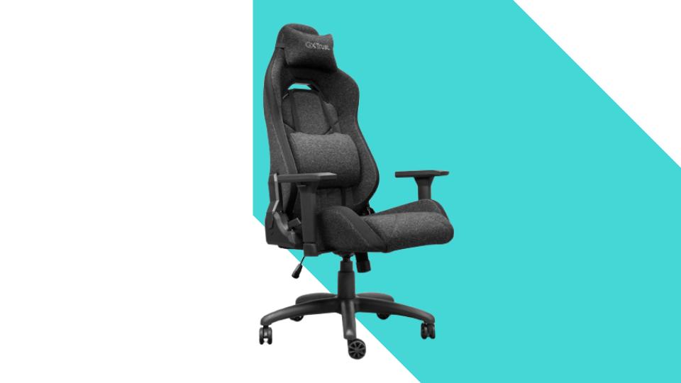Zoom sur le design de la chaise gaming GXT 723 Ruya Fabric de Trust