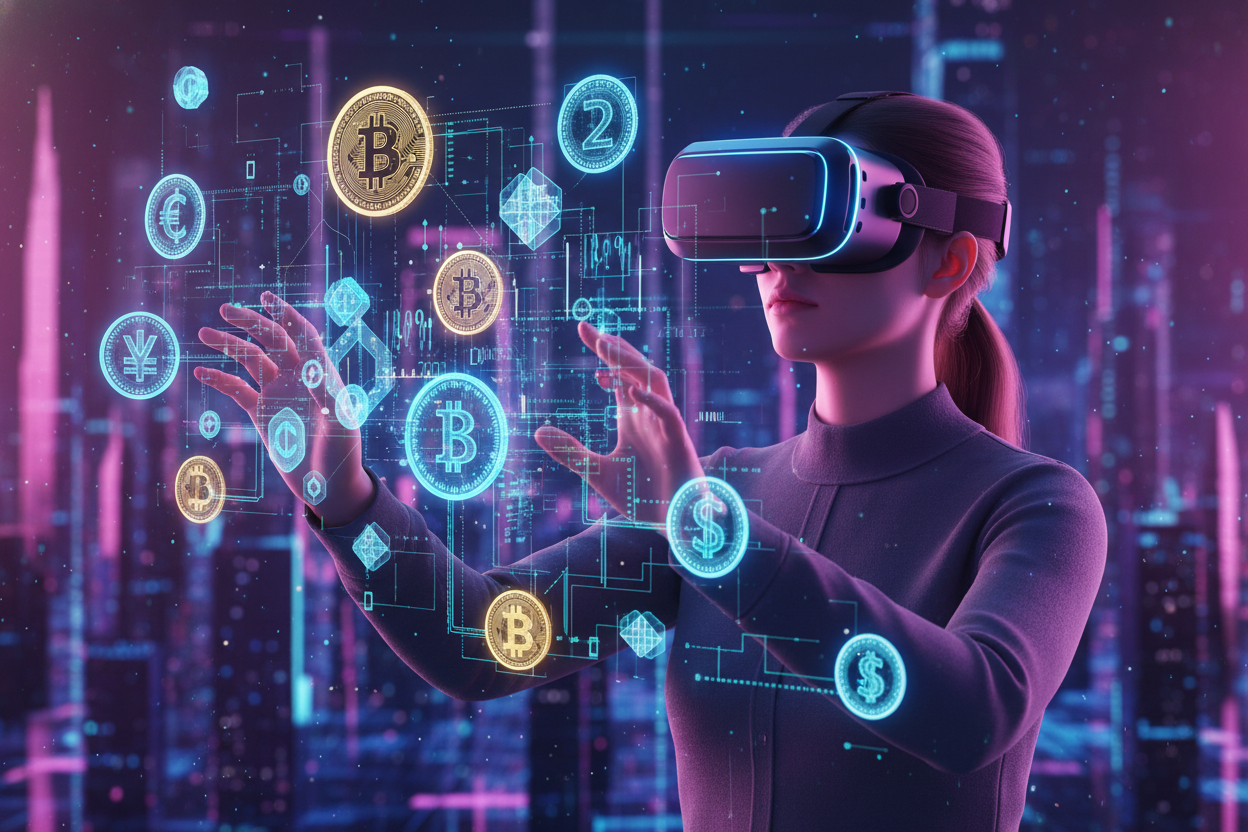 Réalité virtuelle et monnaies numériques : un duo qui se développe  rapidement