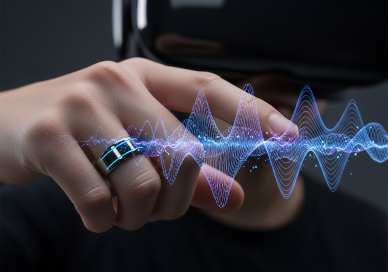Sentez le virtuel devenir réel en VR avec cette bague haptique