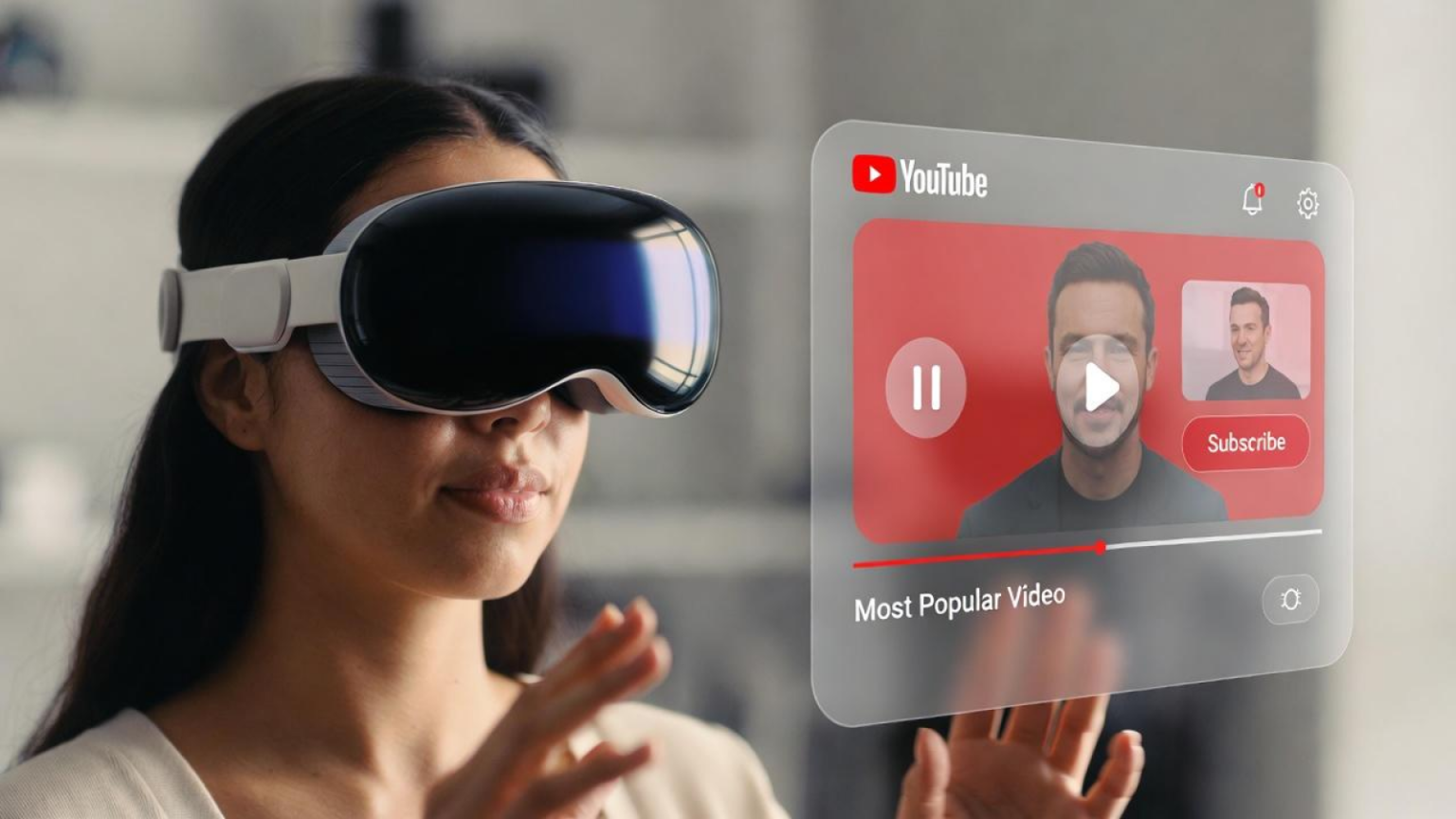Le Vision Pro YouTube a désormais son appli pour le Vision Pro d'Apple