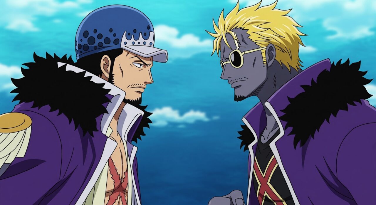 La rencontre entre Harald One Piece et Rocks D. Xebec
