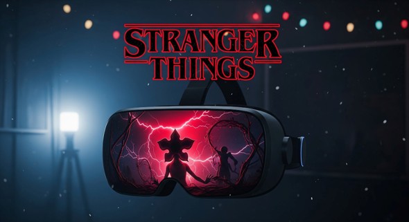 Le casque de réalité virtuelle permet aux joueurs de plonger pleinement dans l'univers mystérieux de la série aux côtés de Vecna.