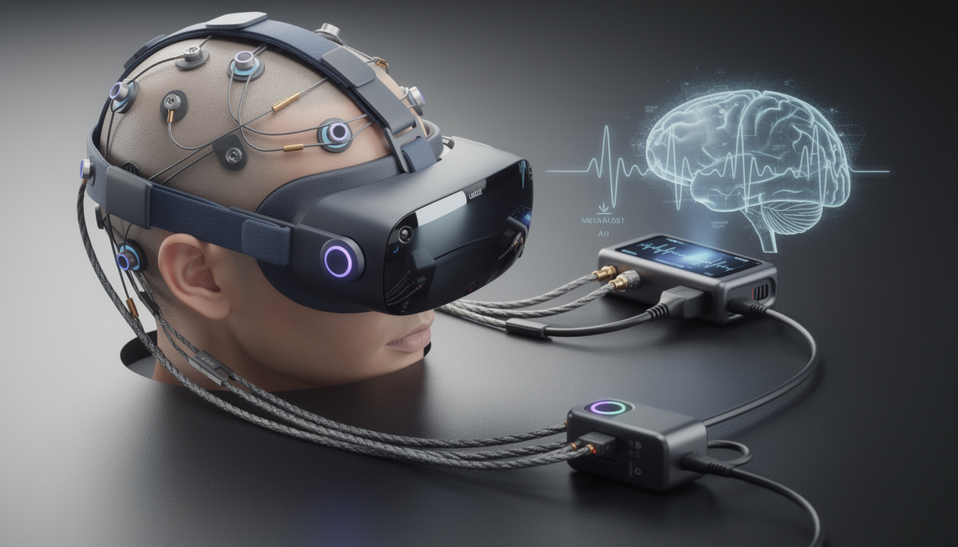 découvrez cet accessoire innovant pour quest qui transforme votre activité cérébrale en commandes pour votre avatar en réalité virtuelle, offrant une immersion et un contrôle sans précédent.