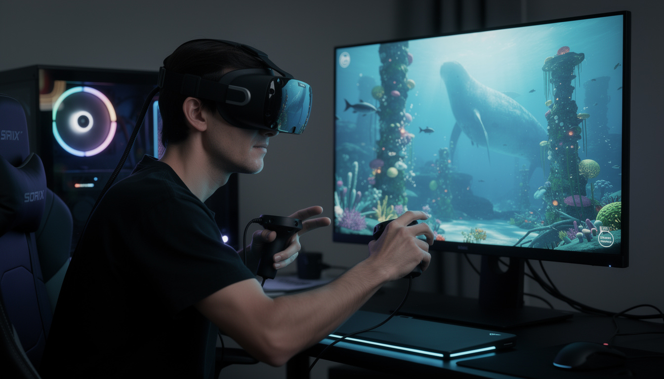 découvrez le nouveau mod vr de subnautica 2 qui intègre la prise en charge complète des contrôleurs de mouvement pour une immersion totale dans l'exploration sous-marine.
