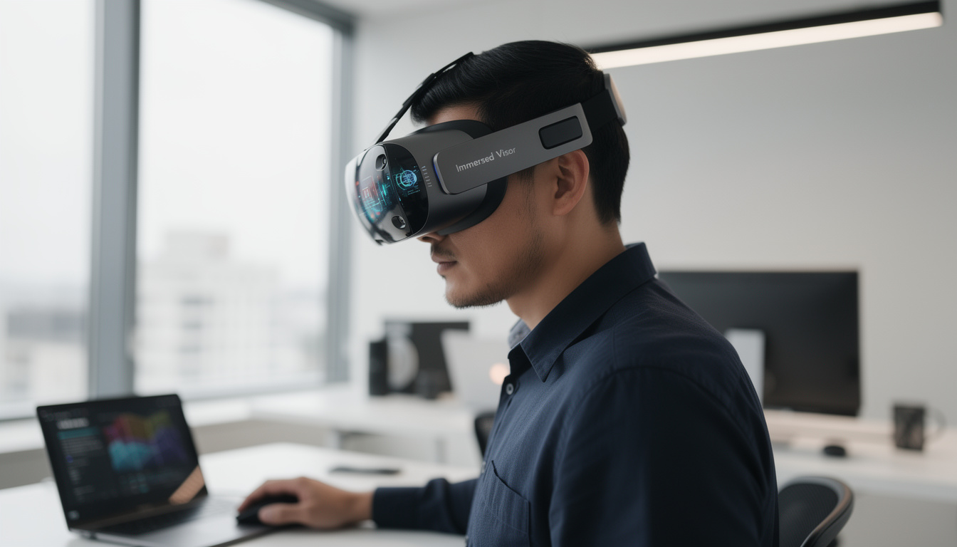 immersed annonce la mise en expédition prochaine de son casque de réalité virtuelle « visor », offrant une expérience immersive inédite aux utilisateurs.