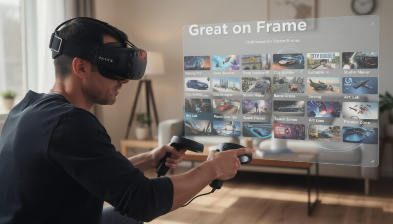 découvrez plus de 50 jeux et applications désormais optimisés pour steam frame sur la page 'great on frame', offrant une expérience améliorée et fluide.