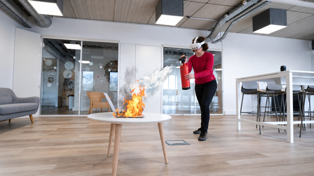 OLFY apporte son expertise olfactive au simulateur FIRE AR