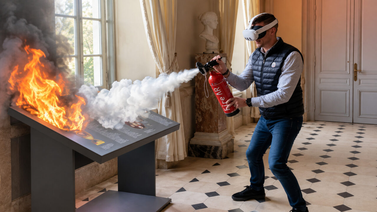 OLFY apporte son expertise olfactive au simulateur FIRE AR