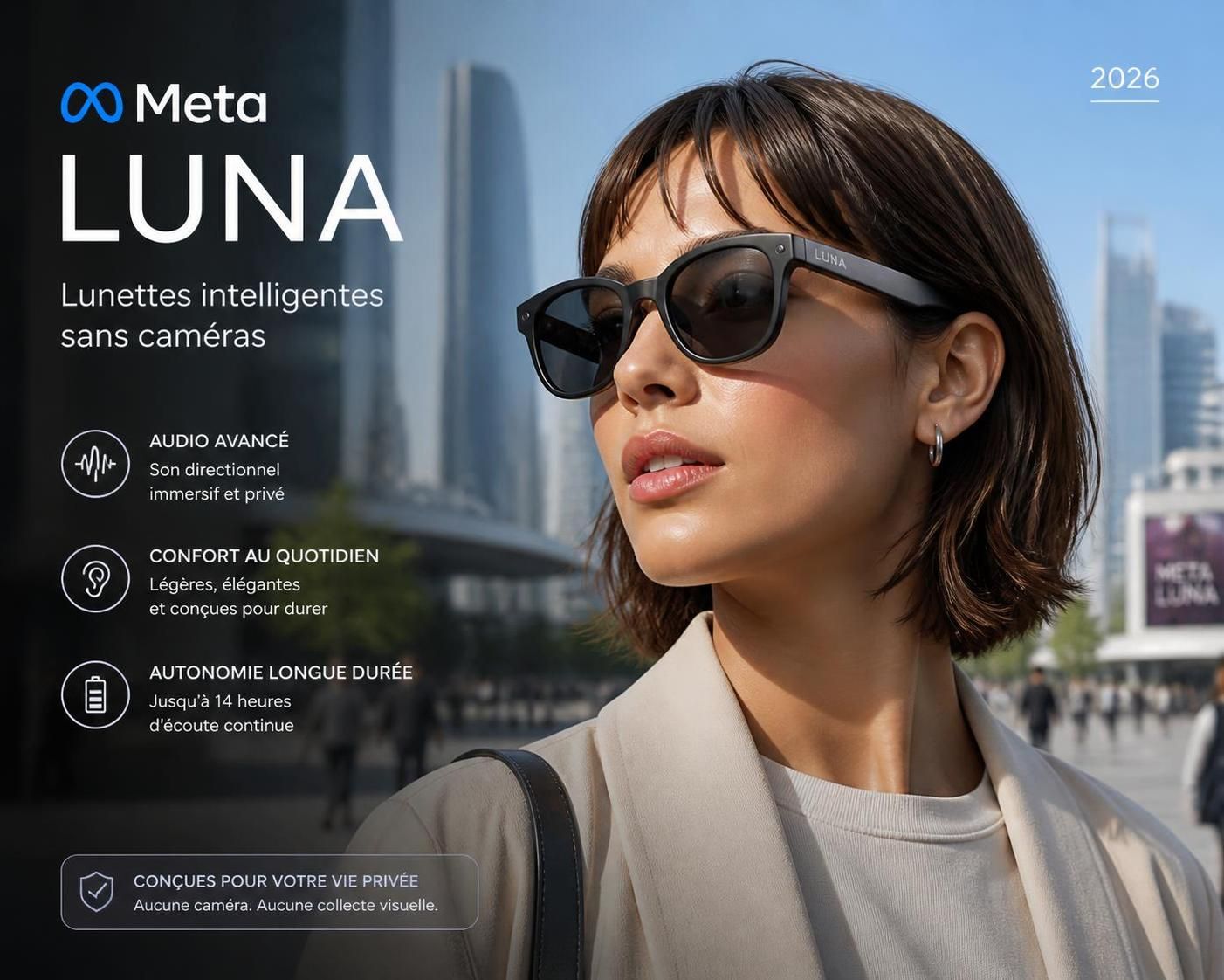 découvrez comment meta innove avec des lunettes intelligentes sans caméras, répondant aux préoccupations du public et privilégiant la confidentialité.