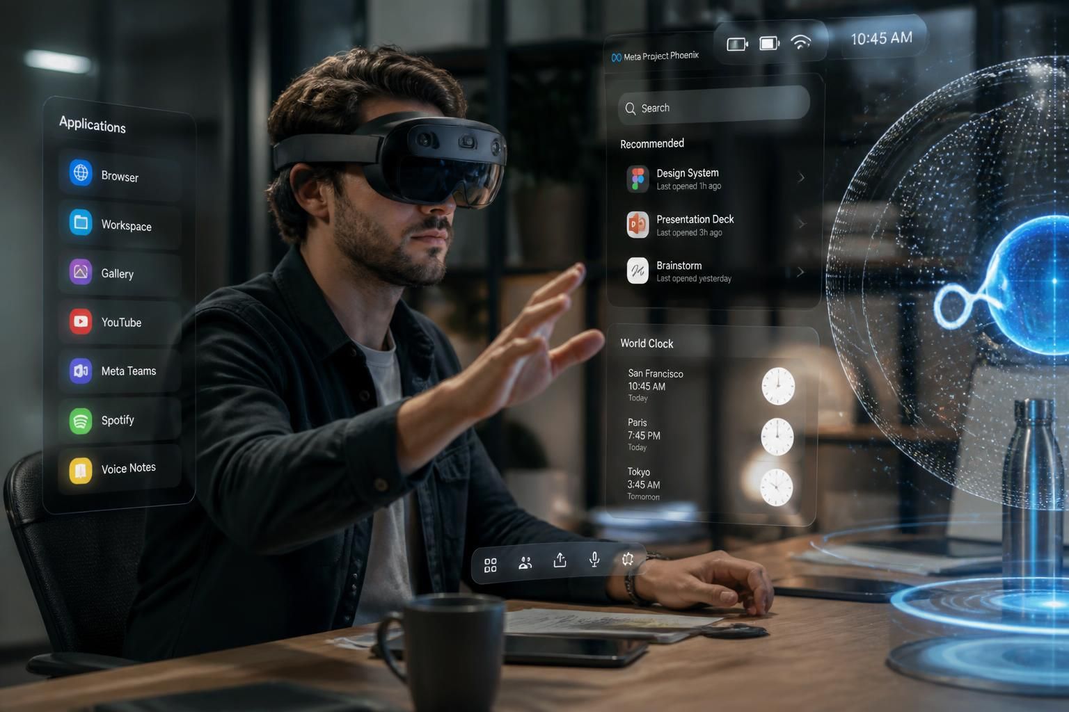 découvrez le nouveau casque de réalité mixte de meta présenté à connect, offrant une expérience révolutionnaire d'appels holographiques pour une immersion totale.