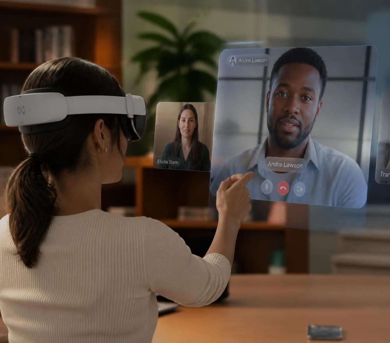 découvrez le nouveau casque de réalité mixte de meta présenté à connect, offrant une expérience révolutionnaire d'appels holographiques pour une immersion totale.