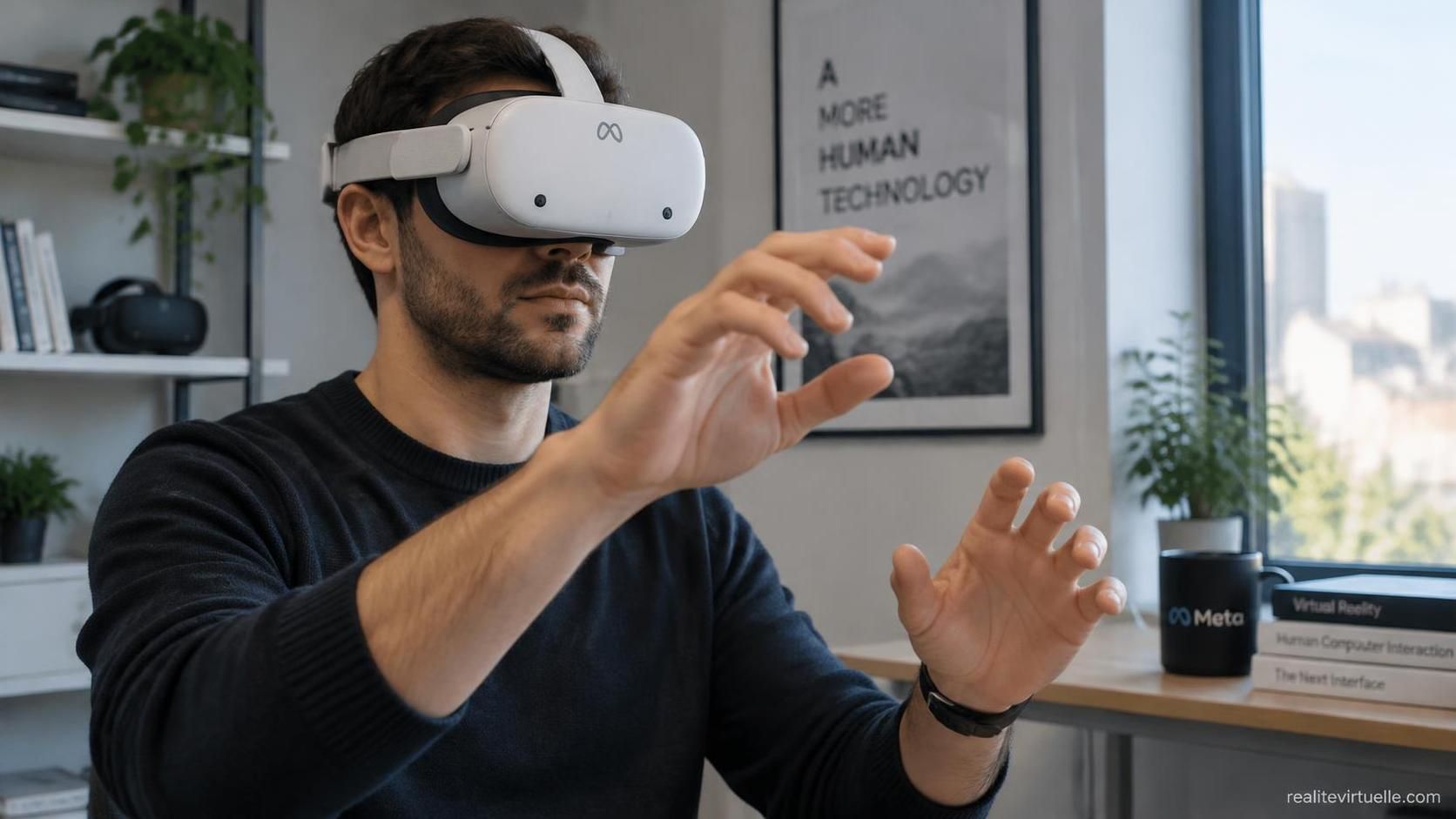 meta lance un concours doté d’un million de dollars pour encourager les développeurs à créer des applications contrôlées par les mains sur ses lunettes vr.
