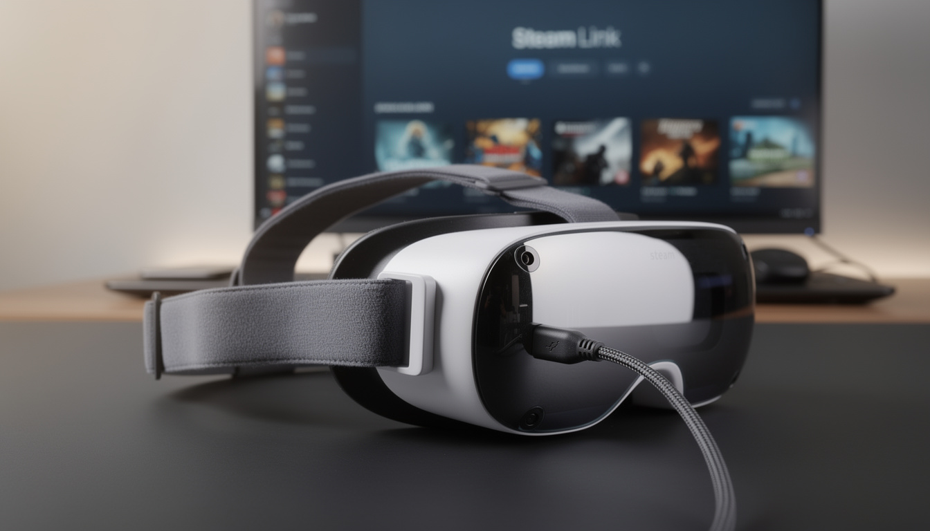 découvrez la bêta publique de steam link pour quest avec streaming filaire usb-c, offrant une expérience de jeu fluide et sans latence directement depuis votre pc.