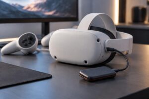 sandisk lance un stockage extensible certifié « made for meta », conçu pour accompagner les lunettes de réalité virtuelle et offrir plus d’espace.