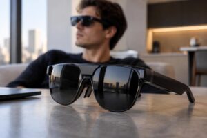découvrez les lunettes de réalité augmentée haut de gamme xreal 1 pro+, désormais disponibles au prix de 599 $.