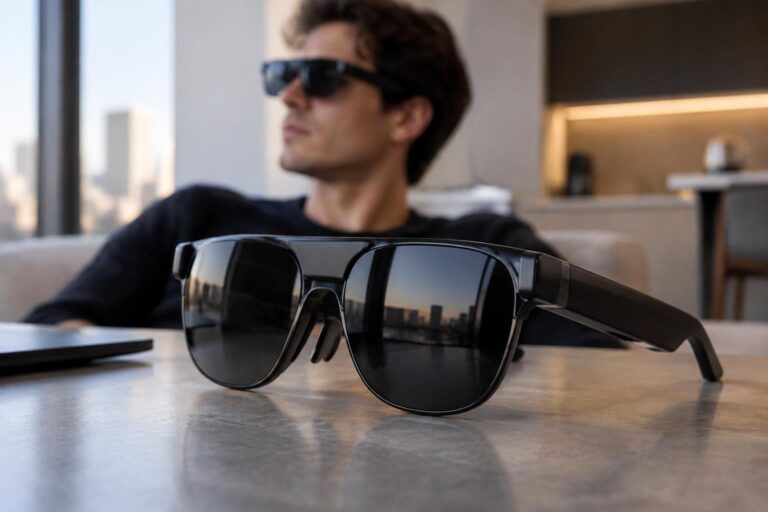 découvrez les lunettes de réalité augmentée haut de gamme xreal 1 pro+, désormais disponibles au prix de 599 $.